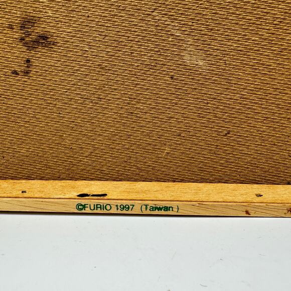 Vintage 1997 Christmas Tree Serving Tray Platter with Handles by Furio - Picture 4 of 5